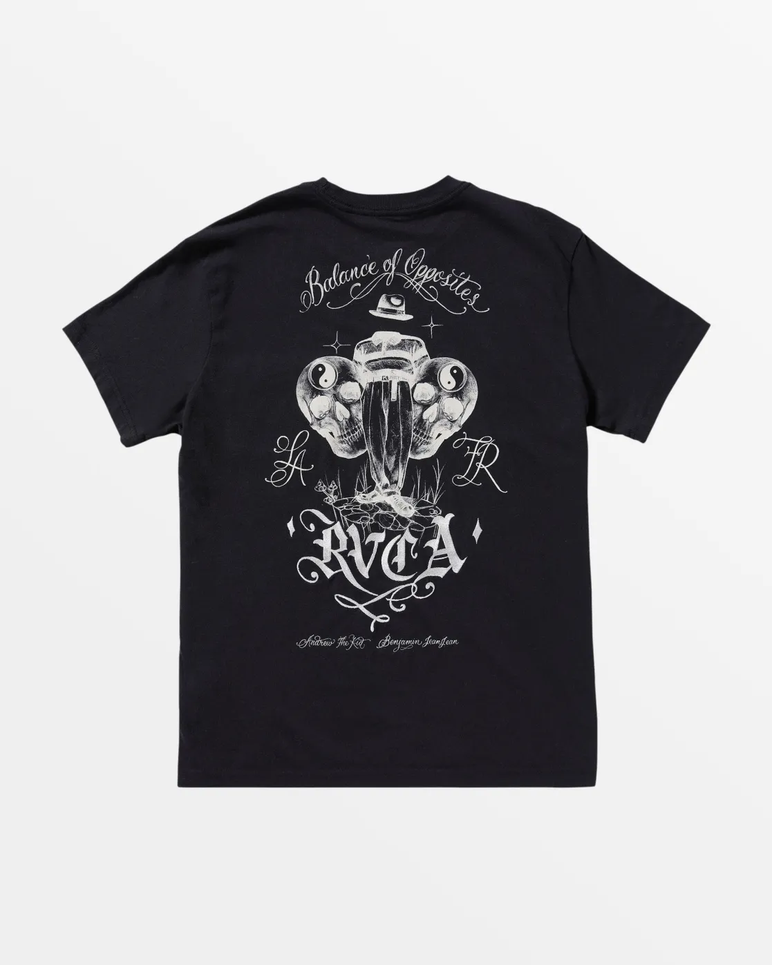 RVCA INVISIBLE MAN T-SHIRT Black