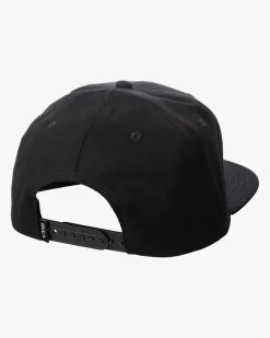 RVCA ISLAND HEX SNAPBACK HAT Black Online