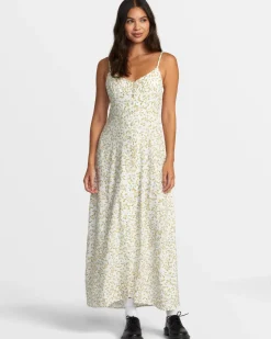 RVCA JAMES MAXI DRESS Cloud Online