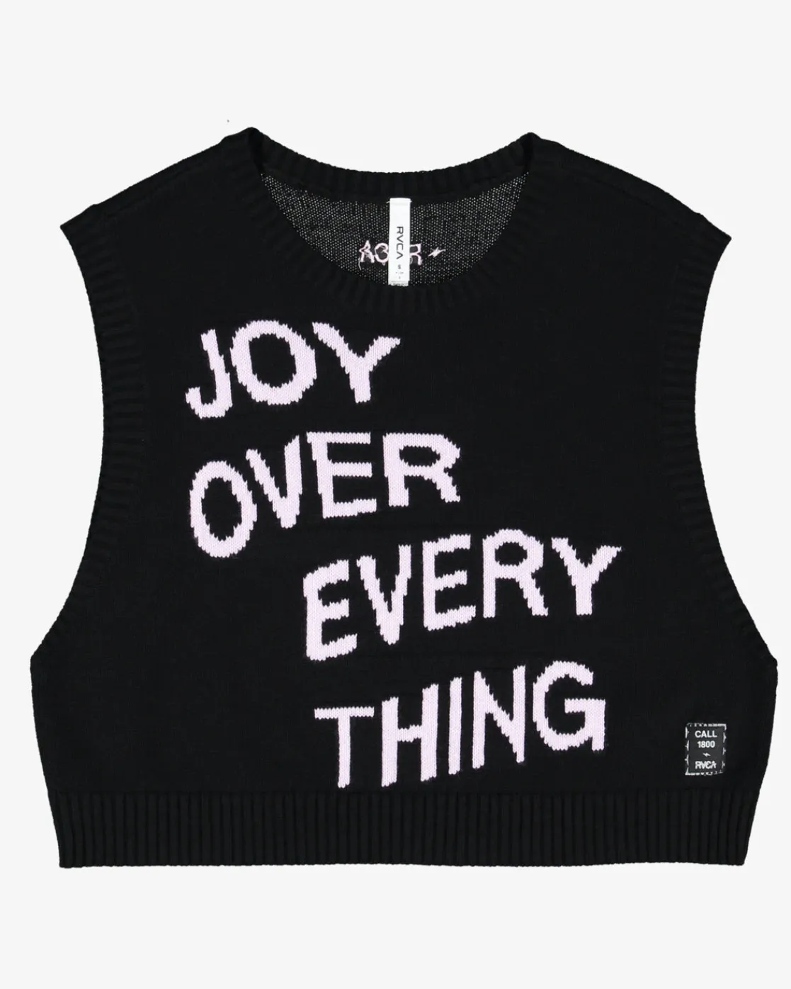 RVCA JOYS SWEATER VEST Black Online