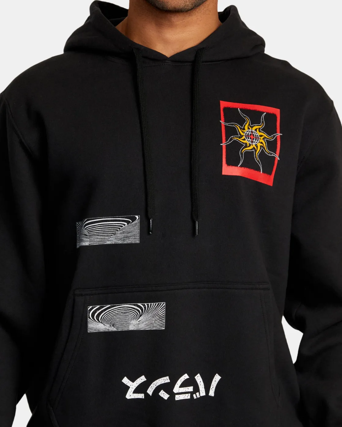 RVCA KELSEY NIZIOLEK SUN HOODIE Black Hot