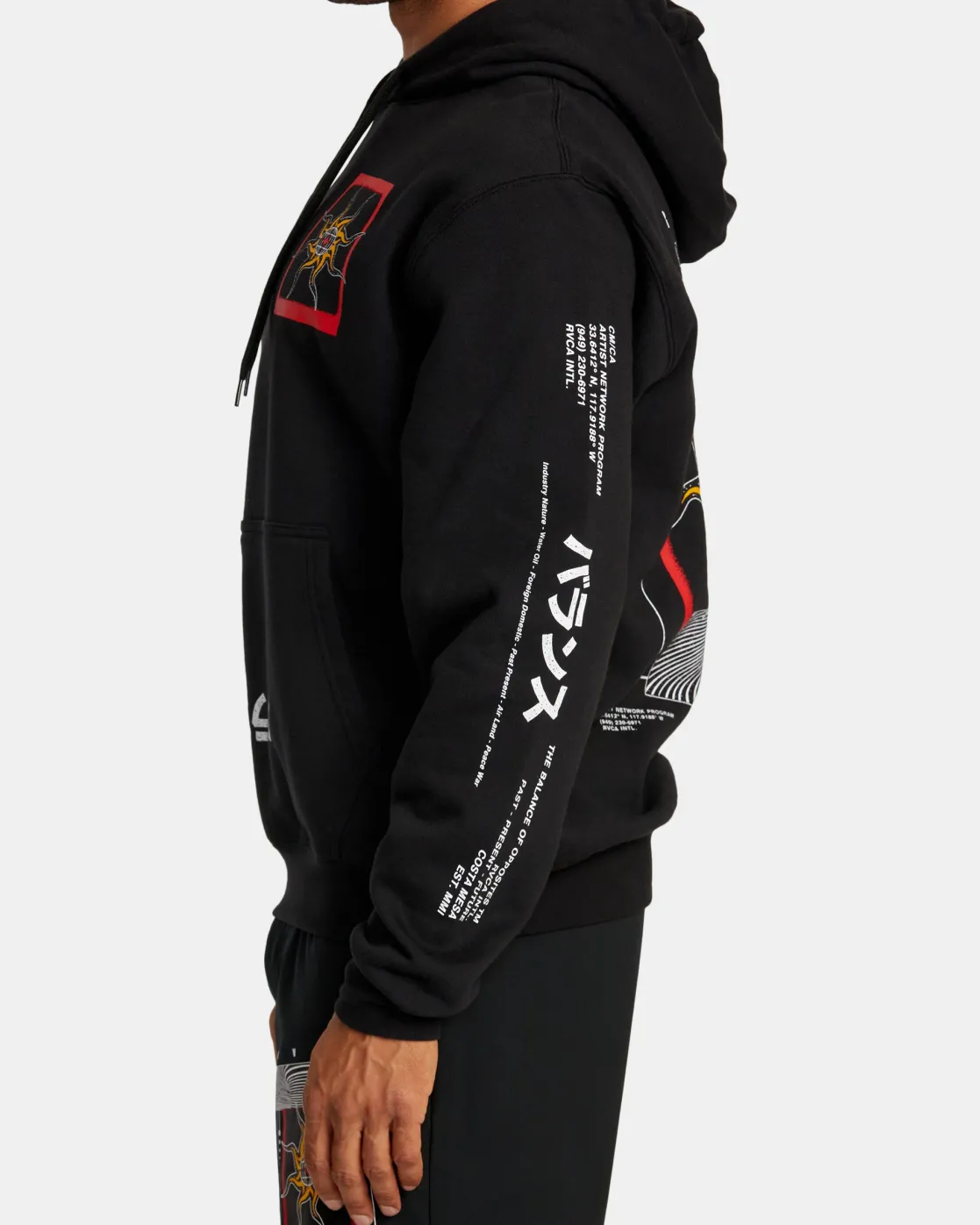 RVCA KELSEY NIZIOLEK SUN HOODIE Black Hot