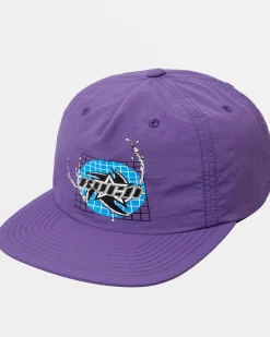 RVCA KELSEY NIZIOLEK BLADES SNAPBACK HAT Purple Heart Best