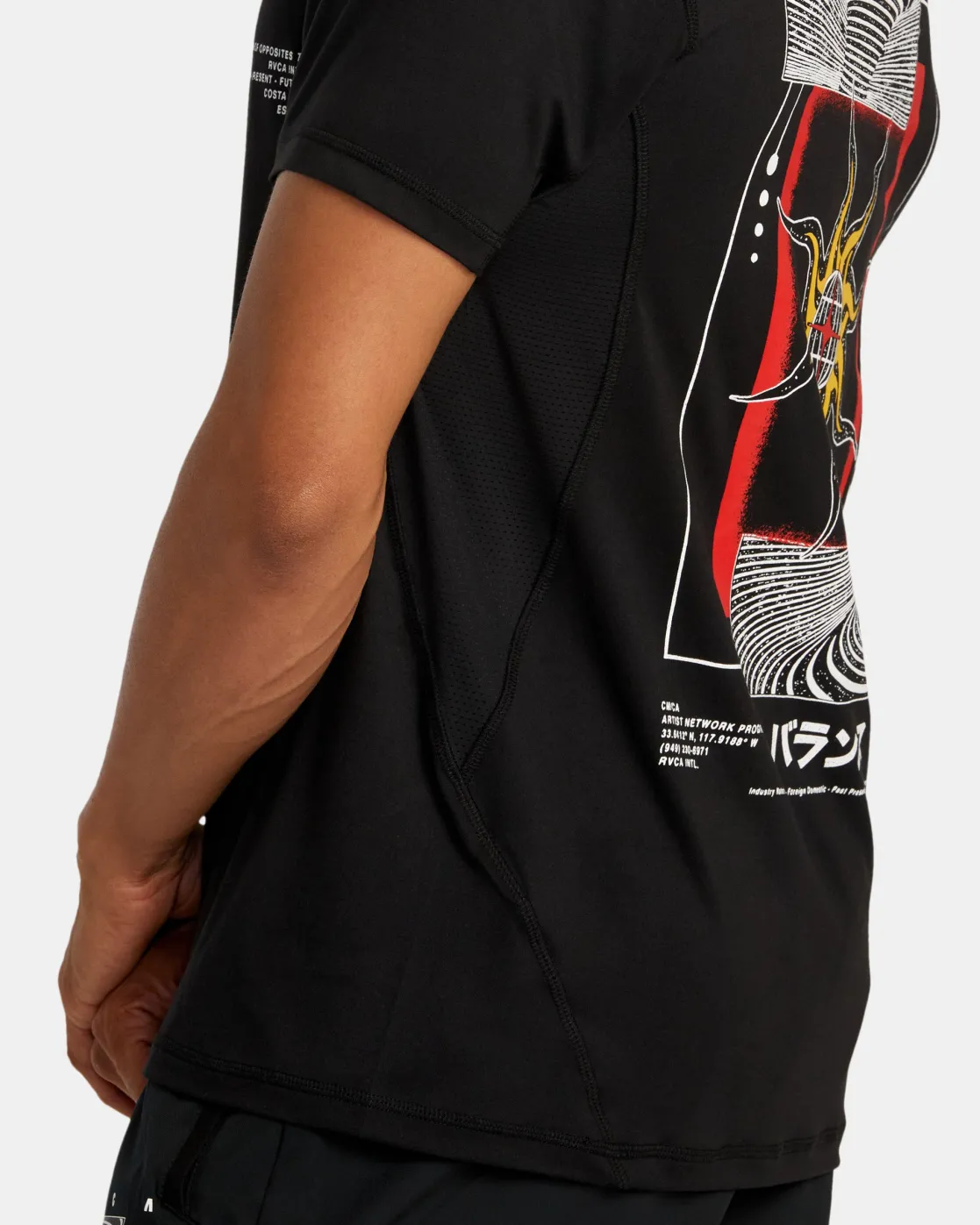 RVCA KELSEY NIZIOLEK SPORT VENT TEE Black Sale