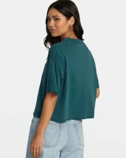 RVCA KINNEY TEE Ponderosa Pine Hot