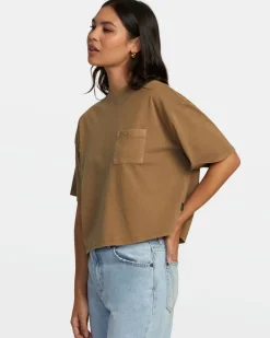 RVCA KINNEY TEE Ermine Hot