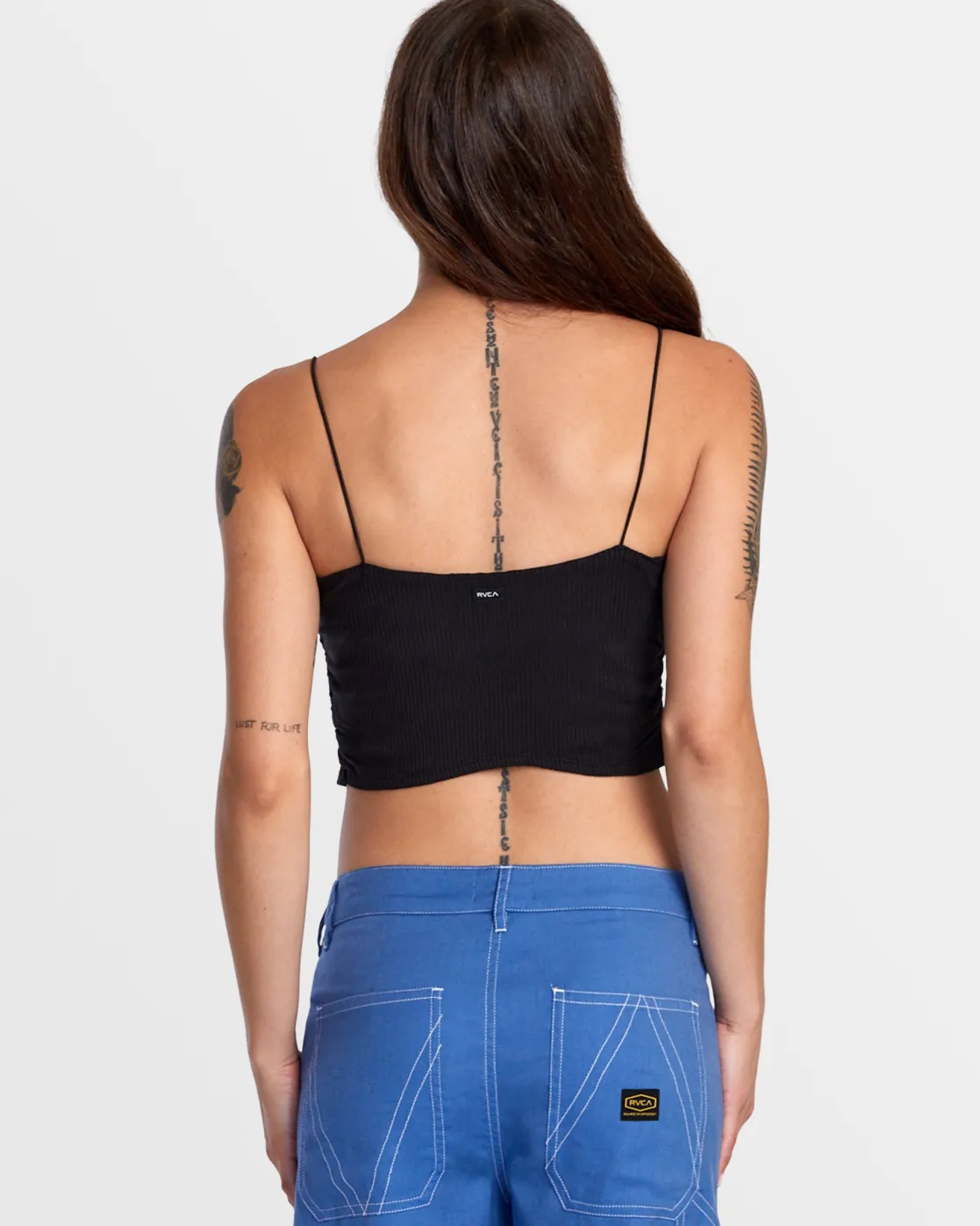 RVCA LEXI WIDE RIB FITTED TANK TOP Rvca Black Online