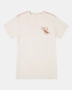 RVCA LIVE ON TEE Antique White Sale