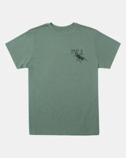 RVCA LIVE ON TEE Jade Clearance