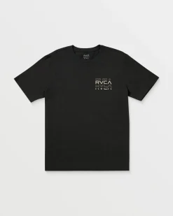 RVCA LOGO SHATTER SHORT SLEEVE TEE Pirate Black Online