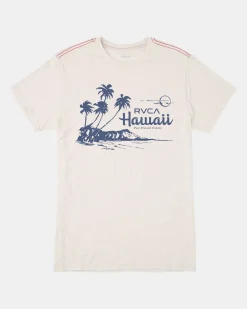 RVCA LUAU VISTA TEE Antique White
