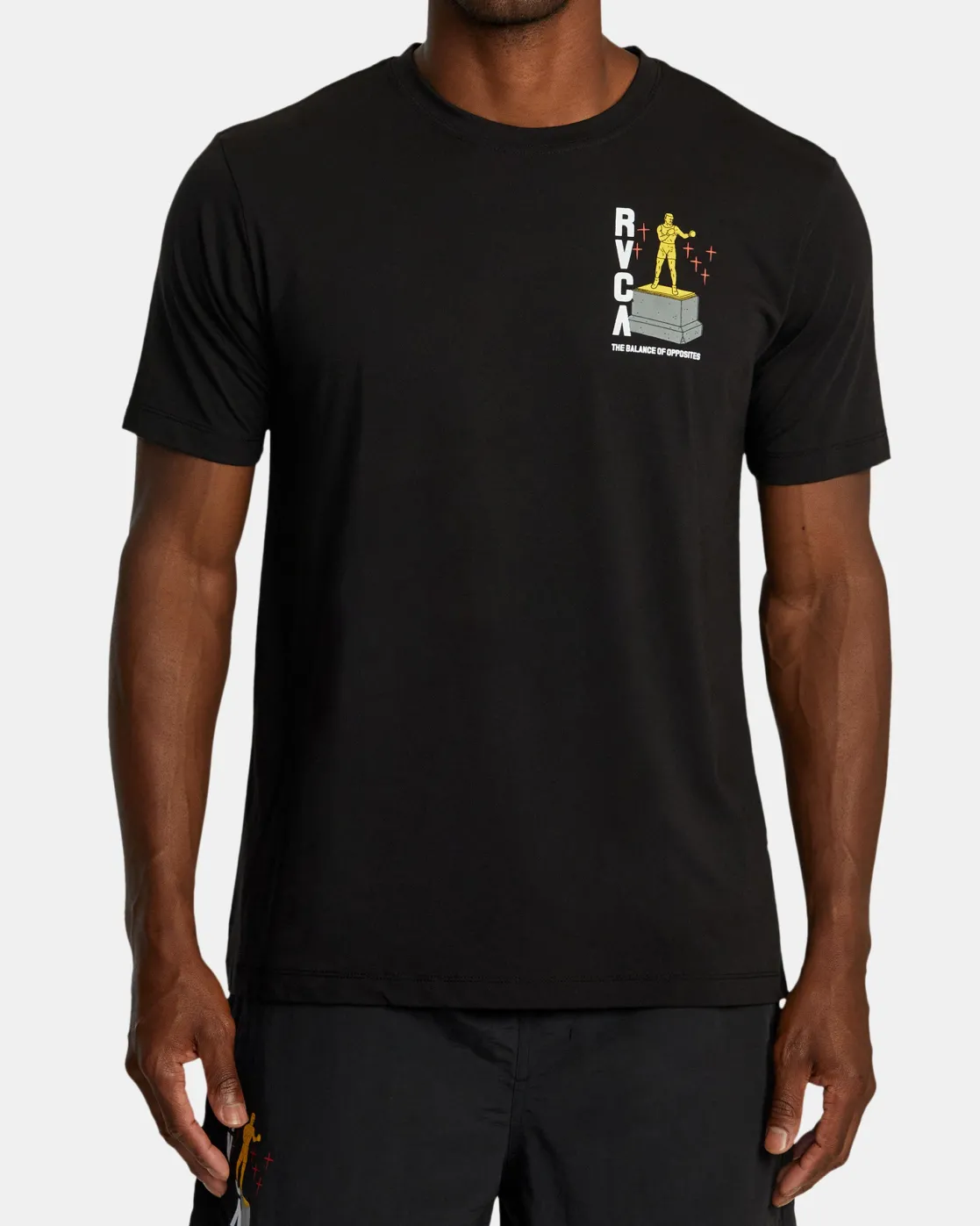 RVCA LUKE P BOXING TROPHY SPORT TECH TEE Black Online