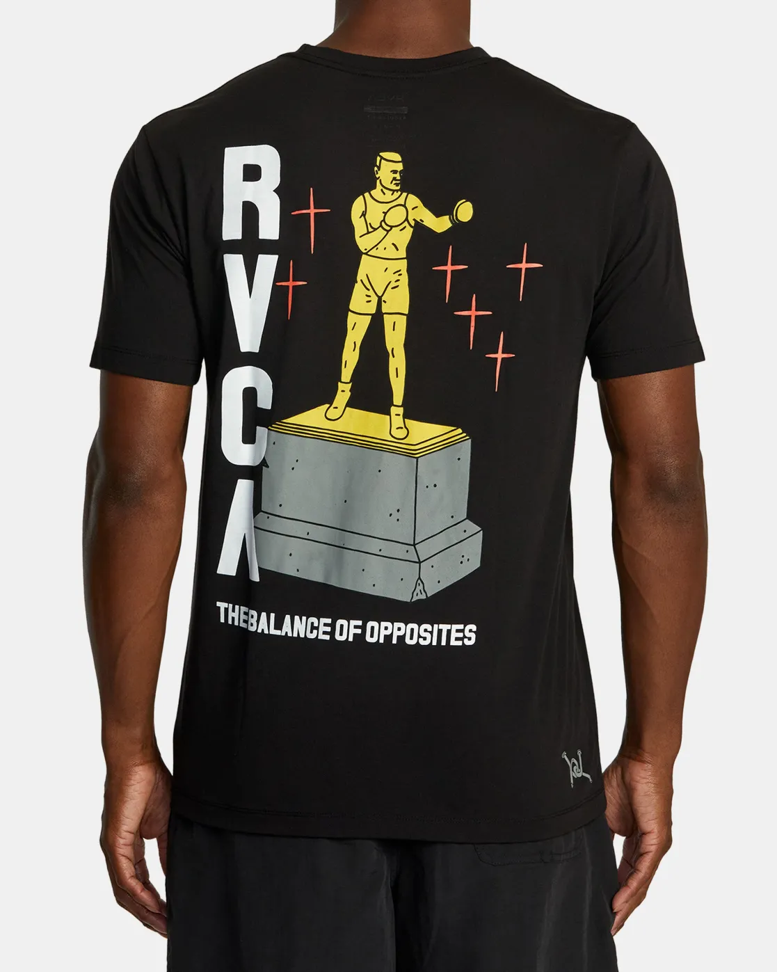 RVCA LUKE P BOXING TROPHY SPORT TECH TEE Black Online