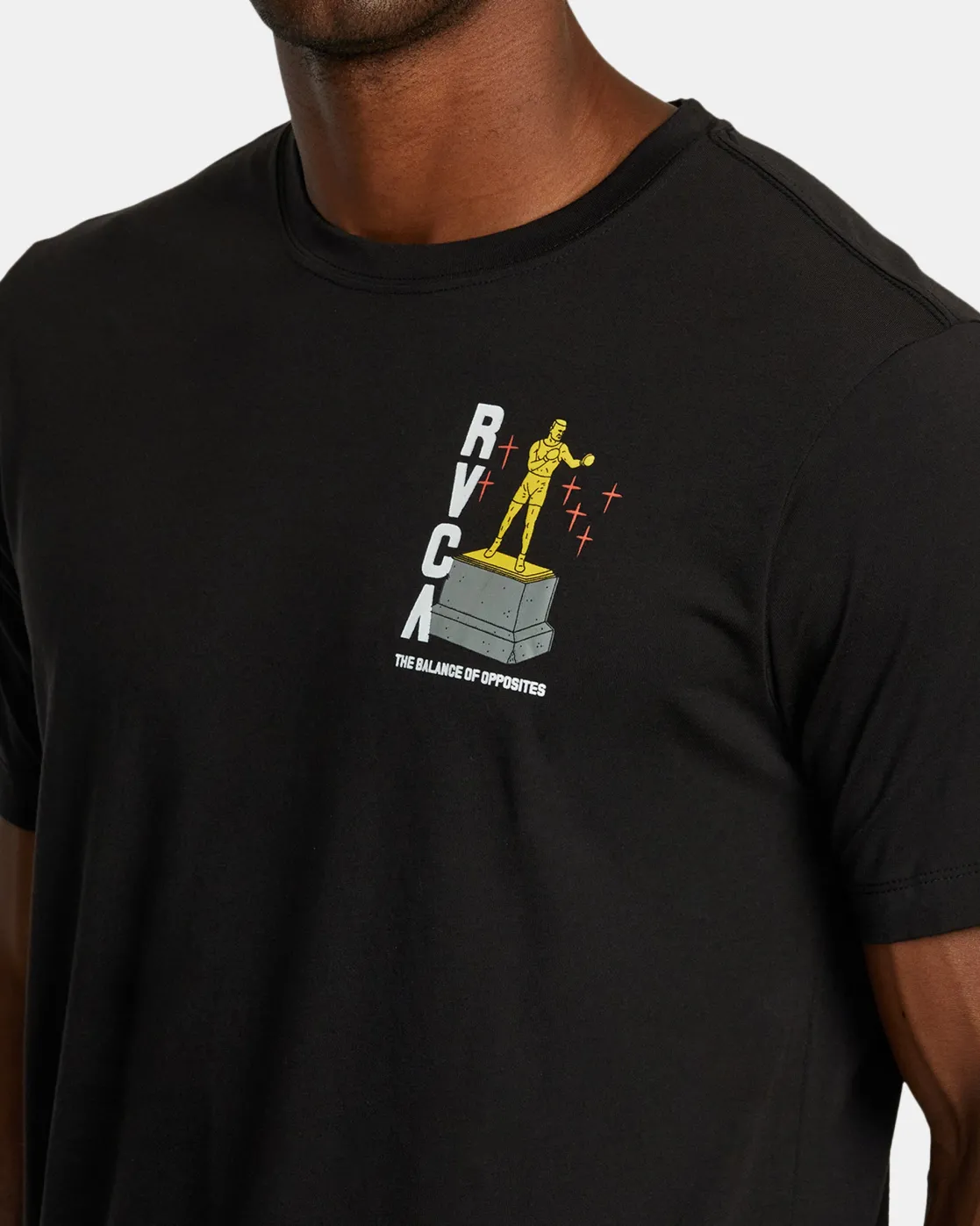RVCA LUKE P BOXING TROPHY SPORT TECH TEE Black Online