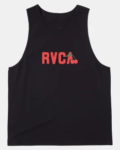 RVCA LUKE P TANK TOP Black Online