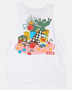 RVCA LUKE P TANK TOP White Sale