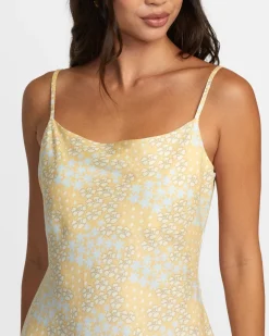 RVCA MACARTHUR MIDI DRESS Sahara Sun Hot