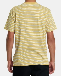 RVCA MAGNOLIA CREW SHORT SLEEVE KNIT Vintage Gold Best