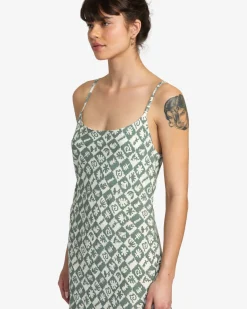 RVCA MAIDEN MIDI DRESS Jade Best