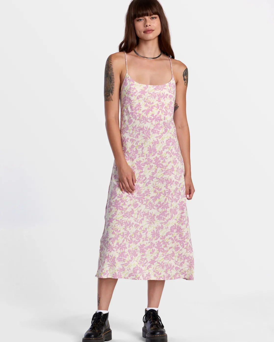 RVCA MAIDEN MIDI DRESS Latte Online