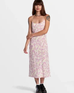 RVCA MAIDEN MIDI DRESS Latte Online