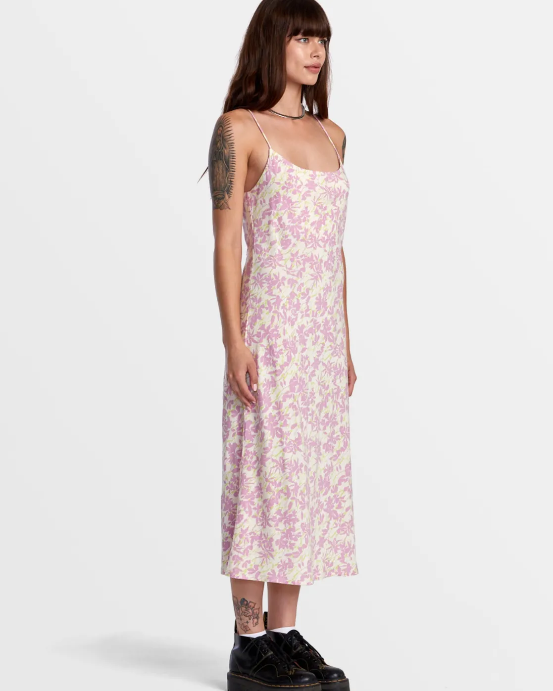 RVCA MAIDEN MIDI DRESS Latte Online