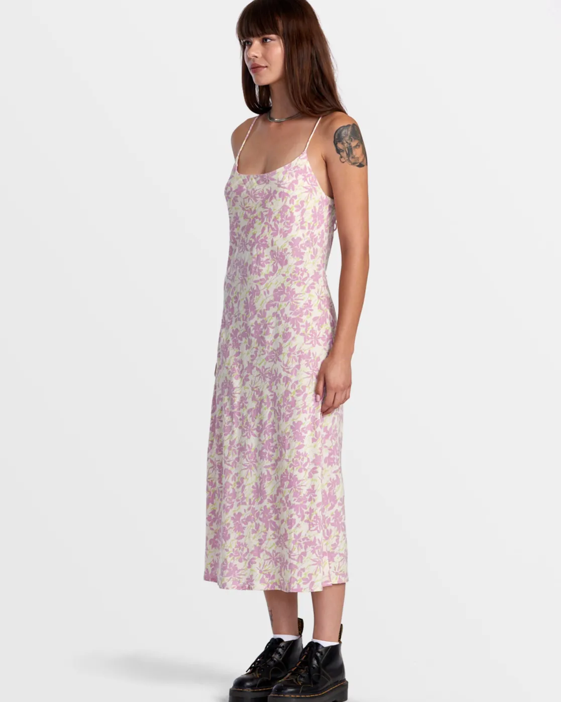 RVCA MAIDEN MIDI DRESS Latte Online