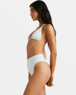 RVCA MAISEY SLIDE TRI BIKINI TOP Sky High Online