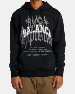 RVCA METALURGY HOODIE Black Sale