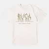 RVCA METALURGY SHORT SLEEVE TEE Silver Bleach Sale