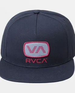 RVCA METALURGY SNAPBACK HAT Navy Hot