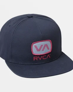 RVCA METALURGY SNAPBACK HAT Navy Hot