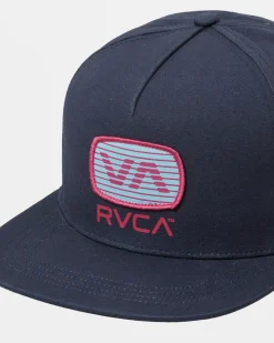 RVCA METALURGY SNAPBACK HAT Navy Hot