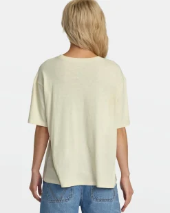 RVCA MIDNIGHT KYOTO TEE Latte New