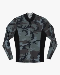 RVCA 2MM BALANCE FRONT ZIP WETSUIT JACKET Camo Online