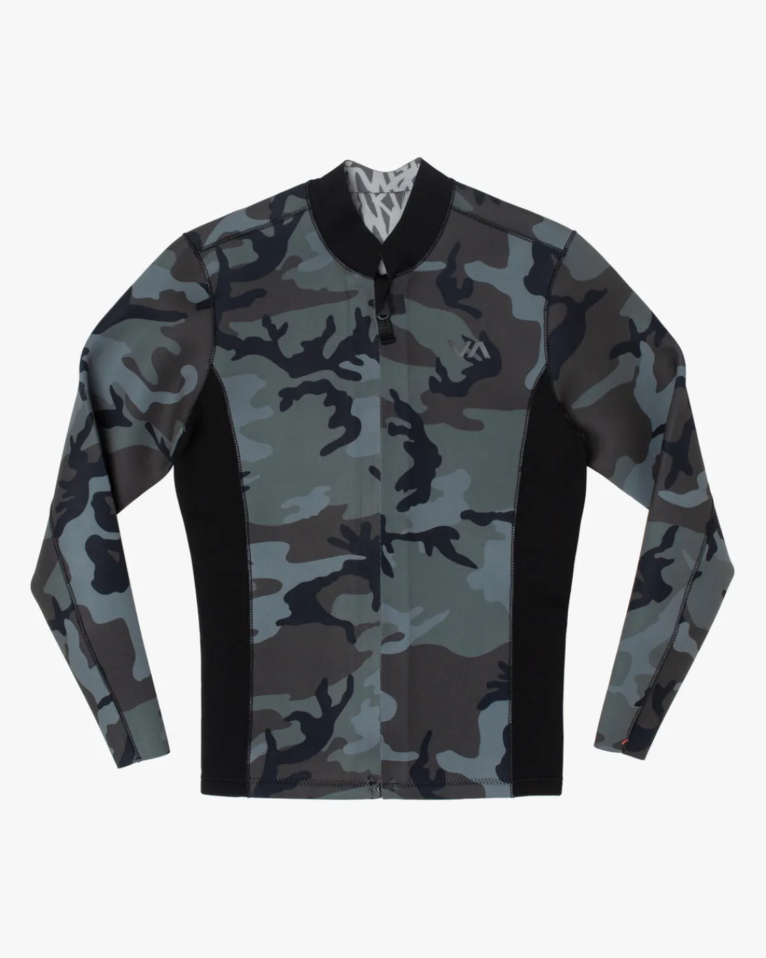 RVCA 2MM BALANCE FRONT ZIP WETSUIT JACKET Camo Online