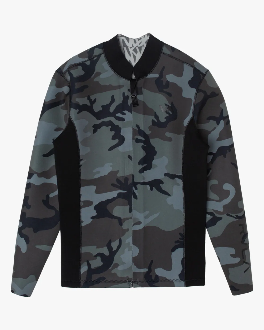 RVCA 2MM BALANCE FRONT ZIP WETSUIT JACKET Camo Online