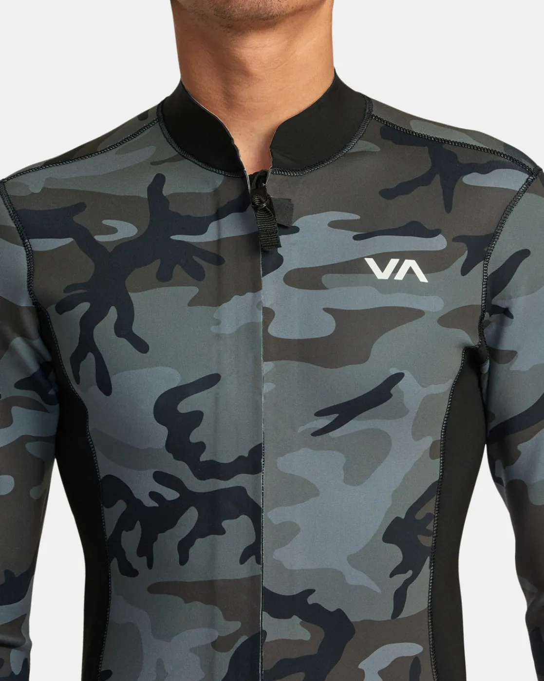 RVCA 2MM BALANCE FRONT ZIP WETSUIT JACKET Camo Online