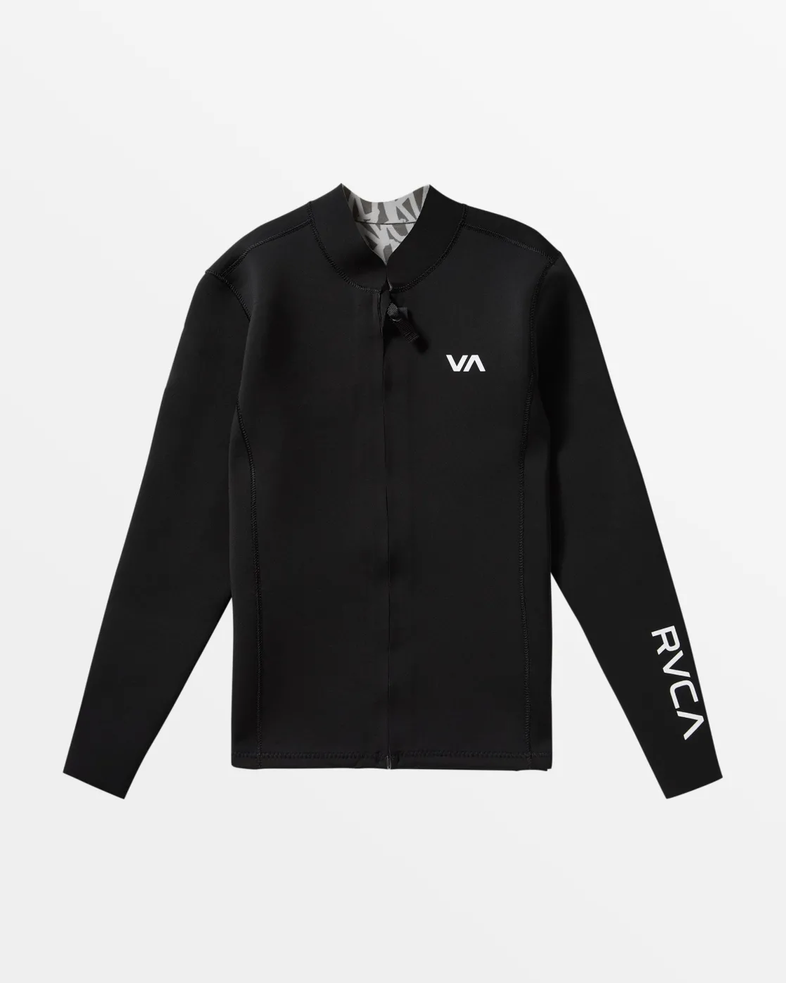 RVCA 2MM BALANCE FRONT ZIP WETSUIT JACKET Black Outlet
