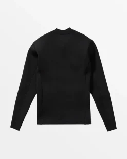 RVCA 2MM BALANCE FRONT ZIP WETSUIT JACKET Black Outlet