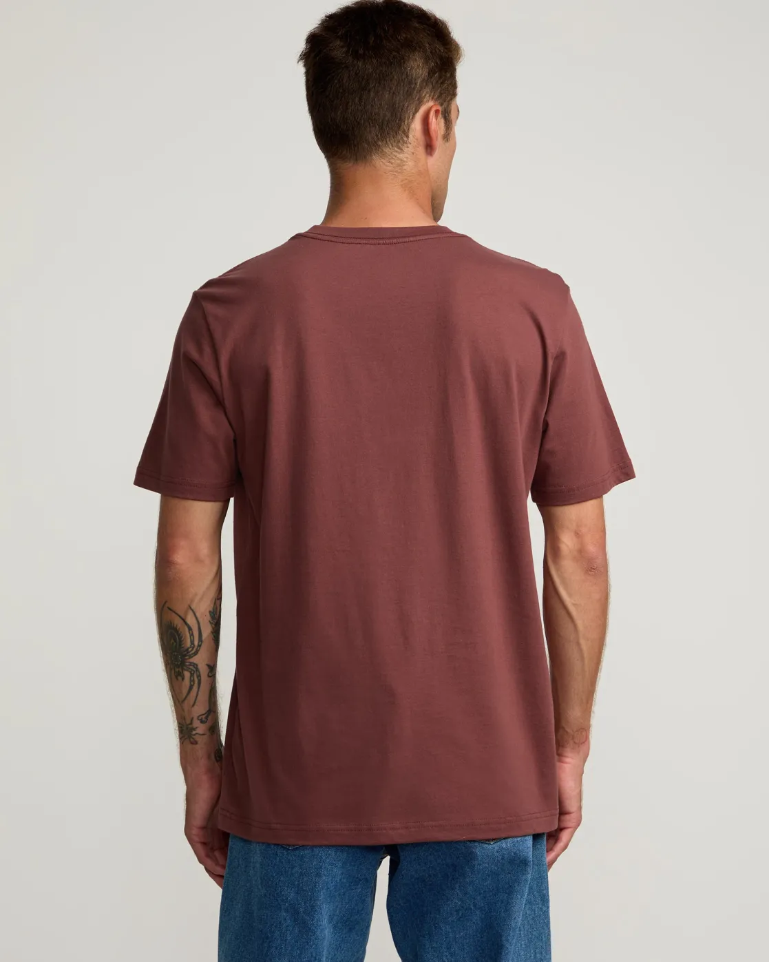 RVCA MOTORS TEE Red Earth New