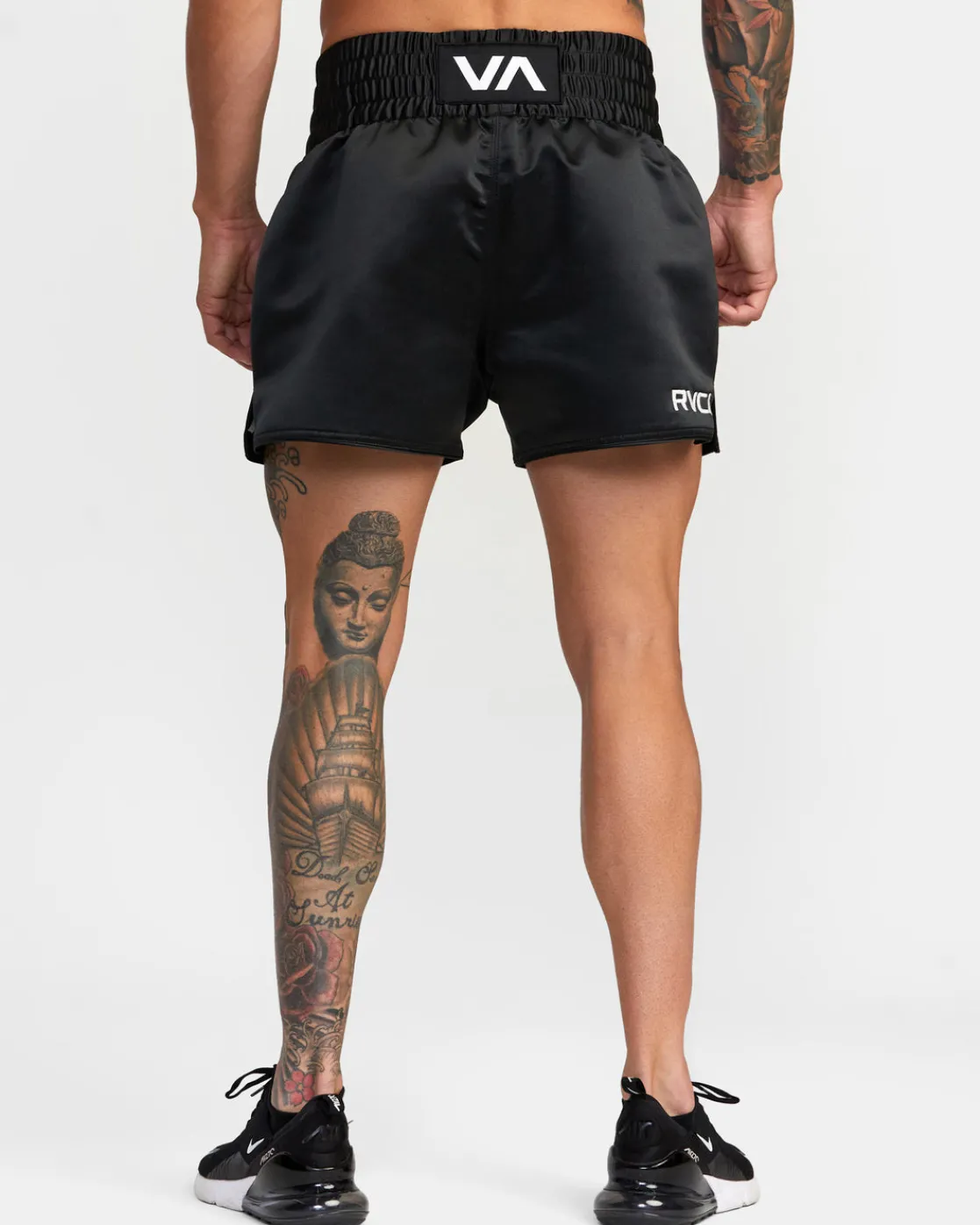RVCA MUAY THAI MOD 15" BOXING SHORTS Black Sale