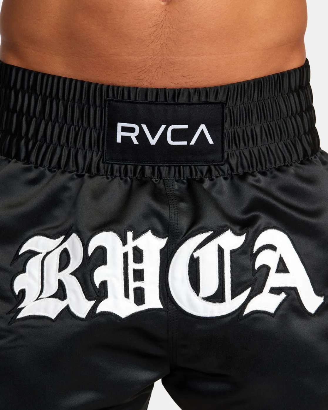 RVCA MUAY THAI MOD 15" BOXING SHORTS Black Sale