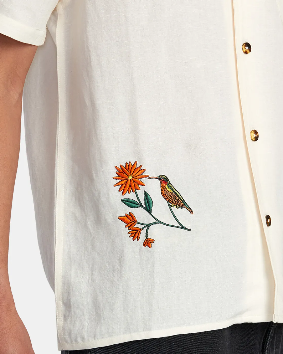 RVCA NECTAR SHORT SLEEVE SHIRT Natural Online