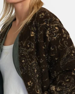 RVCA NON NEGOTIABLE REVERSIBLE JACKET Olive New