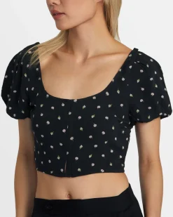 RVCA NOVA CROP TOP Peach Whip Hot