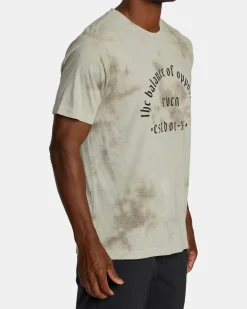 RVCA OLD ARCH SPORT TECH TEE Chalk Wash Sale