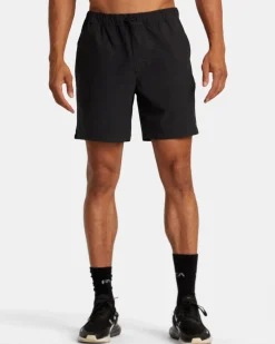 RVCA OUTSIDER 17" SHORTS Black Clearance