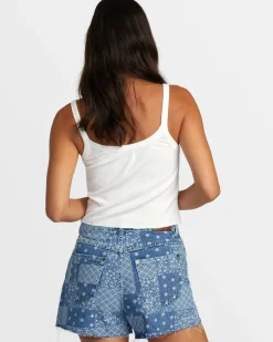 RVCA PACIFIC DENIM SHORTS Blue Rinse