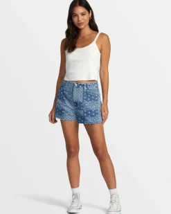 RVCA PACIFIC DENIM SHORTS Blue Rinse